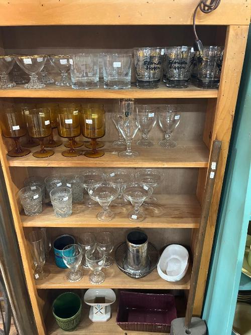 Mid Century Modern MCM Drink Glasses Pottery Boopie