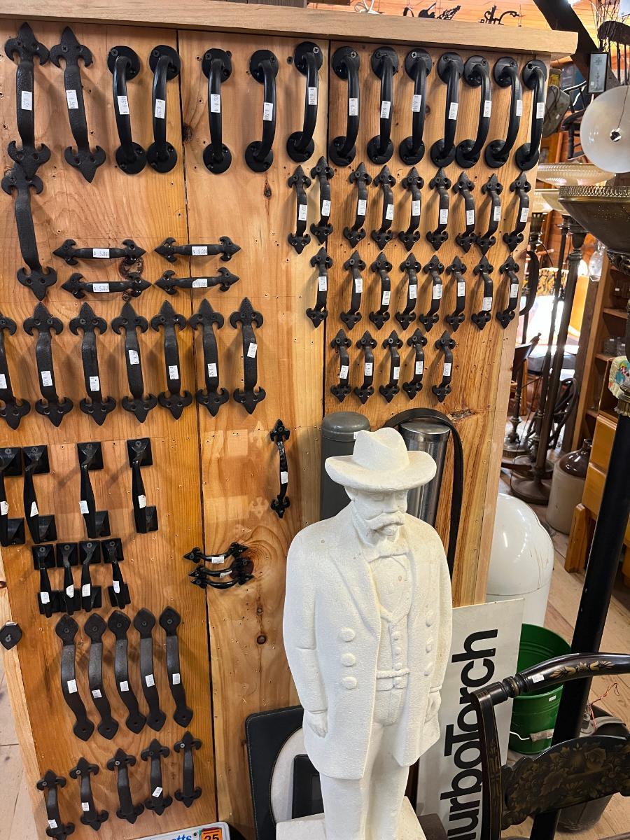 Cast Iron Barn Door Handles Garden Statue