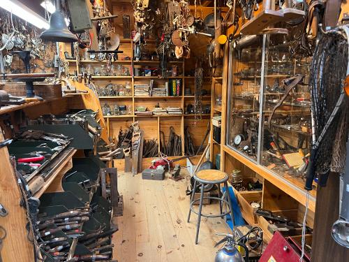 Vintage Pipe Wrenches Hammers Hinges Hand Saws Blacksmith Tongs