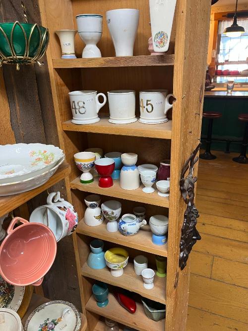 Private Bar Numbered Mugs Egg Cups Two handled Harlequin Cup