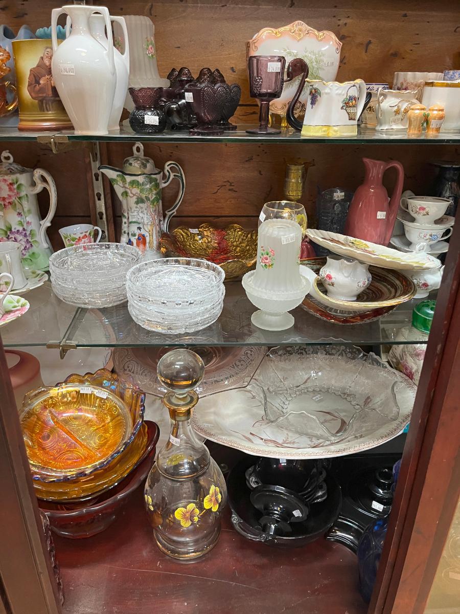 Ceramic and Glass Novelties Fairy Lamp Pressed Glass Porcelain