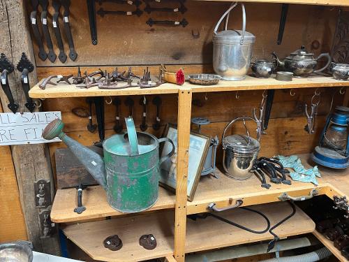 Cast Iron Gate Handles Watering Can Oil Lamp