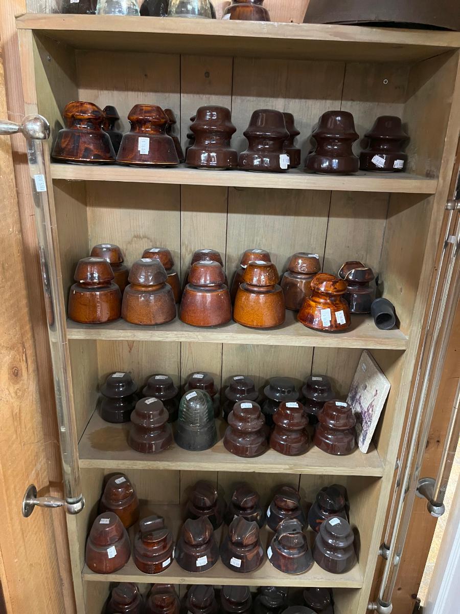 Ceramic Telephone Pole Wiring Insulators 1900-1960 Some Glass